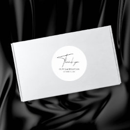 ミニマモダンリストの結婚ありがとう ラウンドシール