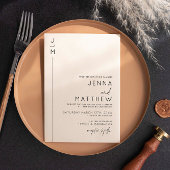 ミニマモダンリストの結婚タイポグラフィ 招待状