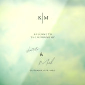 ミニマモダンリストの結婚デカールへようこそ ウィンドウサイン (シート3)