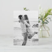 ミニマモダンリストの結婚式の日付を保存 (スタンド正面)