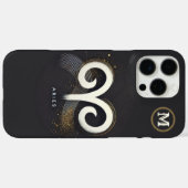 ミニマモダンリストの縦列記号 Case-Mate iPhoneケース (裏面 (横))