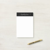 ミニマモダンリストの黒と白のポストイットノート ポストイット (デスク上)