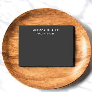 ミニマモダンリストの黒点付きノート ポストイット