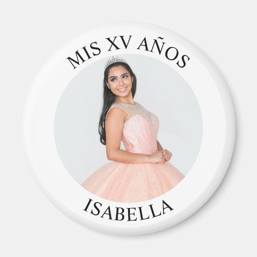 ミニマモダンリストのMis XVアニョス写真 マグネット (正面)