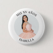 ミニマモダンリストのMis XVアニョス写真 缶バッジ (正面)