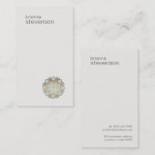 ミニマモダンリストのZen Lotus名刺 名刺 (正面/裏面)