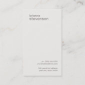 ミニマモダンリストのZen Lotus名刺 名刺 (裏面)