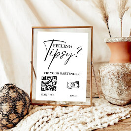 ミニマモダンリストはあなたのバーテンダーの結婚兆候を教える ポスター