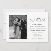 ミニマモダンリストまだ写真を撮っている 招待状 (正面)