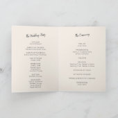 ミニマモダンリストアイボリークリームブラック結婚ズ プログラム (内部)