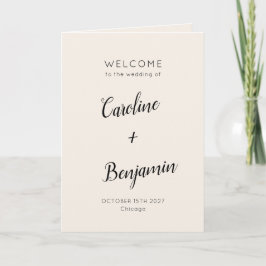 ミニマモダンリストアイボリークリームブラック結婚ズ プログラム