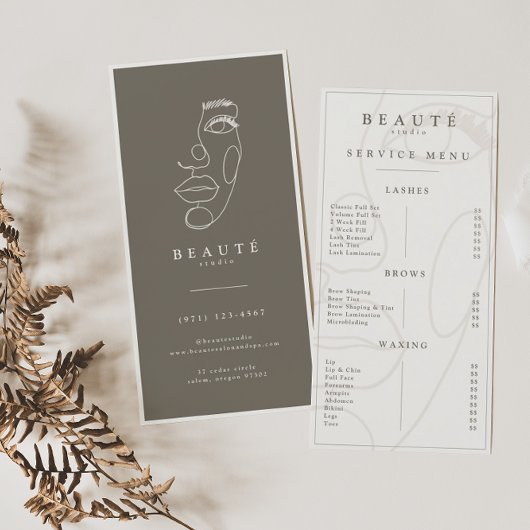 ミニマモダンリストアイボリー/ニュートラルLash & Browメニュー