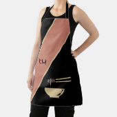 ミニマモダンリストアジアスタイルブラックエプロン エプロン (インサイチュ)