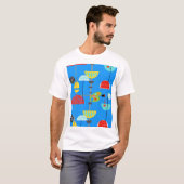 ミニマモダンリストアートTシャツ Tシャツ (正面フル)
