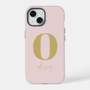 ミニマモダンリストイニシャルモノグラスタイリッシュム iPhone 15ケース