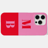 ミニマモダンリストイニシャルモノグラム Case-Mate iPhoneケース (裏面 (横))