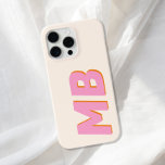 ミニマモダンリストイニシャルモノグラム iPhone 15 PRO MAXケース<br><div class="desc">ミニマモダンリストイニシャルモノグラムiPhoneケース</div>