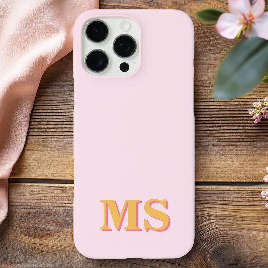 ミニマモダンリストイニシャルモノグラム Case-Mate iPhoneケース