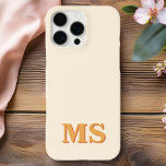 ミニマモダンリストイニシャルモノグラム iPhone 16 PRO MAXケース<br><div class="desc">ミニマルパーソナライズされたスタイポグラフィでカスタムイニシャル名で独自のiPhoneケースを作モダン成するさまざまな色やスタイルで利用可能。</div>