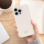 ミニマモダンリストイニシャルモノグラム iPhone 15 PRO MAXケース<br><div class="desc">ミニマルモダンイニシャルモノグラム電話ケース。独自のiPhoneパーソナライズされたケースを作成しカスタムて、イニシャル名。</div>