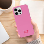 ミニマモダンリストイニシャルモノグラム iPhone 15 PRO MAXケース<br><div class="desc">ミニマルモダンイニシャルモノグラム電話ケース。独自のiPhoneパーソナライズされたケースを作成しカスタムて、イニシャル名。</div>