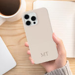 ミニマモダンリストイニシャルモノグラム iPhone 15 PRO MAXケース<br><div class="desc">ミニマルモダンイニシャルモノグラム電話ケース。独自のiPhoneパーソナライズされたケースを作成しカスタムて、イニシャル名。</div>