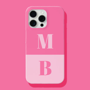 ミニマモダンリストイニシャルモノグラム iPhone 15 PRO MAXケース