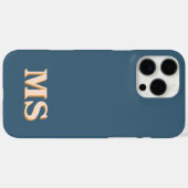 ミニマモダンリストイニシャルモノグラム Case-Mate iPhoneケース (裏面 (横))