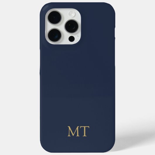 ミニマモダンリストイニシャルモノグラム Case-Mate iPhoneケース (裏面)