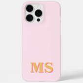 ミニマモダンリストイニシャルモノグラム Case-Mate iPhoneケース (裏面)