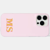 ミニマモダンリストイニシャルモノグラム Case-Mate iPhoneケース (裏面 (横))