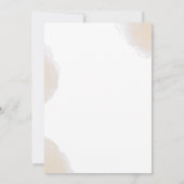 ミニマモダンリストイニシャル結婚ズ 招待状 (裏面)