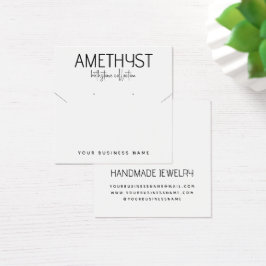 ミニマモダンリストイヤリングジュエリー表示カード