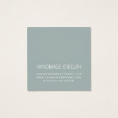 ミニマモダンリストイヤリングジュエリー表示カード (裏面)