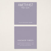 ミニマモダンリストイヤリングジュエリー表示カード (正面&裏面)