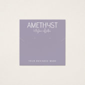 ミニマモダンリストイヤリングジュエリー表示カード (正面)