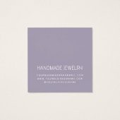 ミニマモダンリストイヤリングジュエリー表示カード (裏面)