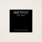 ミニマモダンリストイヤリングジュエリー表示カード (正面)