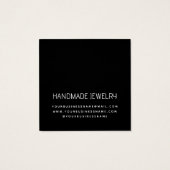 ミニマモダンリストイヤリングジュエリー表示カード (裏面)