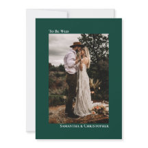 ミニマモダンリストエメラルド縦型フォト結婚ズ