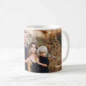 ミニマモダンリストエレガントのクリスマス コーヒーマグカップ (正面右)