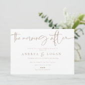 ミニマモダンリストエレガントクラシック |のブ結婚ランチ 招待状 (スタンド正面)