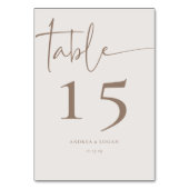 ミニマモダンリストエレガントクラシック テーブルナンバー (裏面)