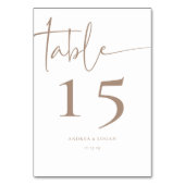 ミニマモダンリストエレガントクラシック テーブルナンバー (裏面)