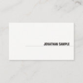 ミニマモダンリストエレガントデザインプロフェッショナルニース 名刺 (正面)