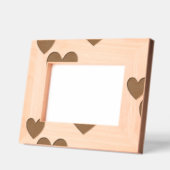 ミニマモダンリストエレガントハート レーザー彫刻フレーム (左)