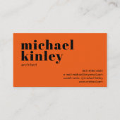 ミニマモダンリストエレガントプロフェッショナルネットワーク 名刺 (正面)