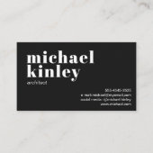 ミニマモダンリストエレガントプロフェッショナルネットワーク 名刺 (正面)