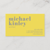 ミニマモダンリストエレガントプロフェッショナルネットワーク 名刺 (正面)