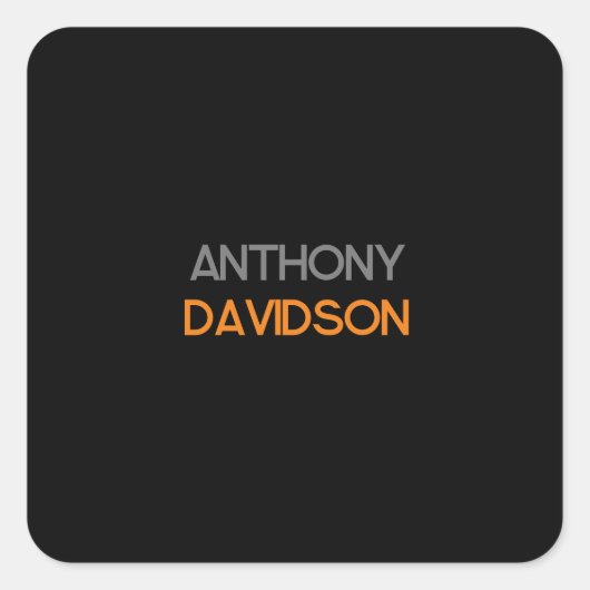 ミニマモダンリストエレガントプロフェッショナル平野 スクエアシール (正面)